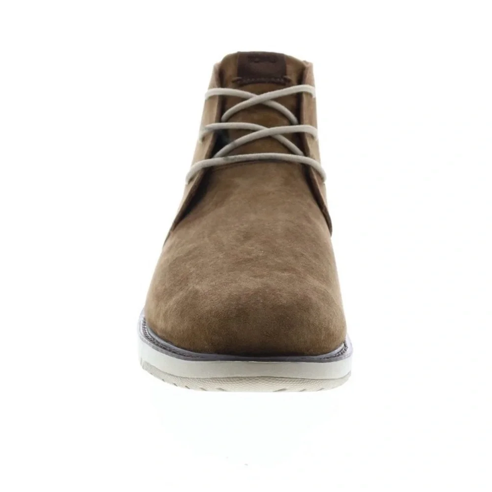 TOMS Navi Mens Brown Nubuck Lace up Chukka Boots